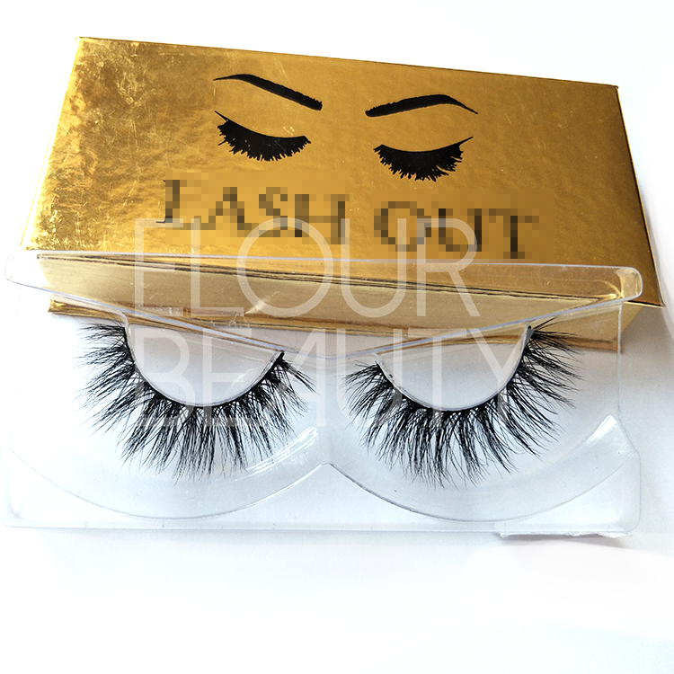3D volume mink natural looking fake eyelashes vendors ED125